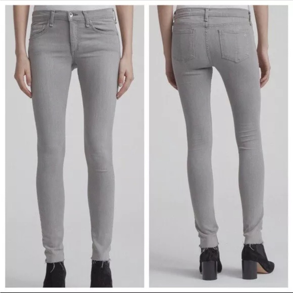 RAG & BONE Burmese Light Wash Classic Ankle Skinny Jeans Burmese Size 29